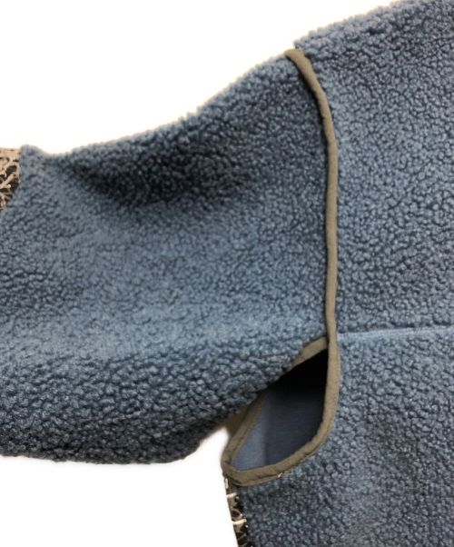 adidas（アディダス）adidas (アディダス) ボアジャケット ブルー サイズ:Sの古着・服飾アイテム