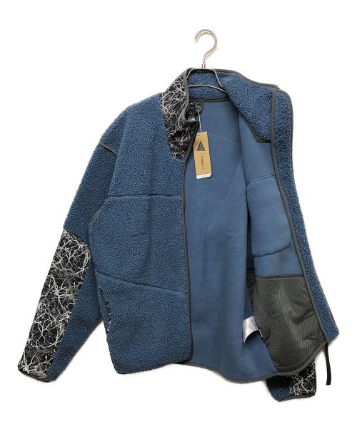 adidas（アディダス）adidas (アディダス) ボアジャケット ブルー サイズ:Sの古着・服飾アイテム