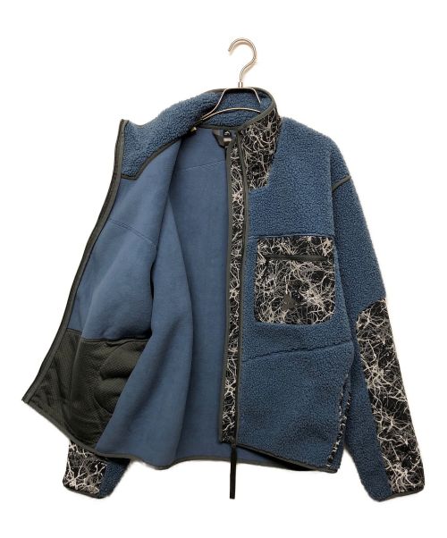 adidas（アディダス）adidas (アディダス) ボアジャケット ブルー サイズ:Sの古着・服飾アイテム