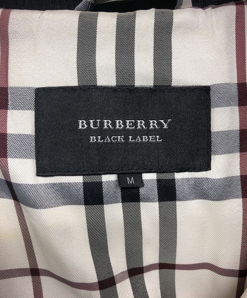 BURBERRY BLUE LABEL（バーバリー ブルー レーベル）BURBERRY BLUE LABEL (バーバリーブルーレーベル) チェックダウンジャケット グレー サイズ:Mの古着・服飾アイテム