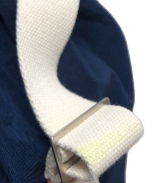 JIL SANDER+（ジルサンダープラス）JIL SANDER+ (ジルサンダープラス) 巾着ショルダーバッグ ネイビーの古着・服飾アイテム