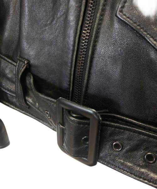 SCHOTT BROS.（ショット）SCHOTT BROS. (ショットブロス) ダブルライダースジャケット ブラック サイズ:UK32の古着・服飾アイテム