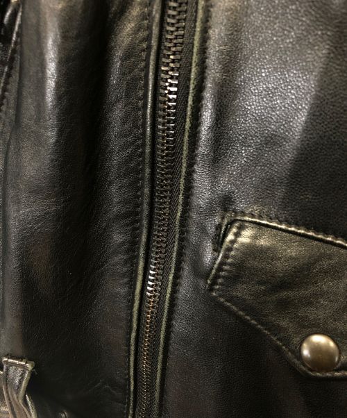 SCHOTT BROS.（ショット）SCHOTT BROS. (ショットブロス) ダブルライダースジャケット ブラック サイズ:UK32の古着・服飾アイテム