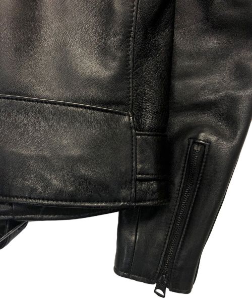 SCHOTT BROS.（ショット）SCHOTT BROS. (ショットブロス) ダブルライダースジャケット ブラック サイズ:UK32の古着・服飾アイテム