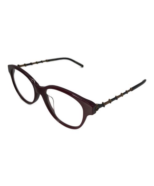 GUCCI（グッチ）GUCCI (グッチ) 眼鏡 ボルドーの古着・服飾アイテム