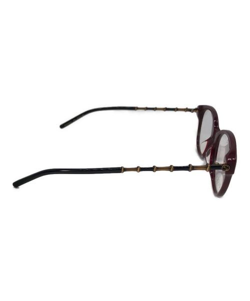 GUCCI（グッチ）GUCCI (グッチ) 眼鏡 ボルドーの古着・服飾アイテム