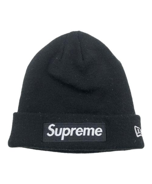 SUPREME（シュプリーム）SUPREME (シュプリーム) New Era (ニューエラ) 2018モデル ニット帽 ブラックの古着・服飾アイテム