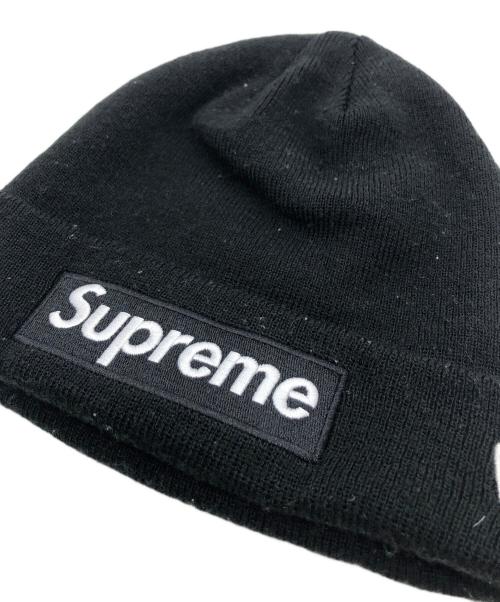 SUPREME（シュプリーム）SUPREME (シュプリーム) New Era (ニューエラ) 2018モデル ニット帽 ブラックの古着・服飾アイテム