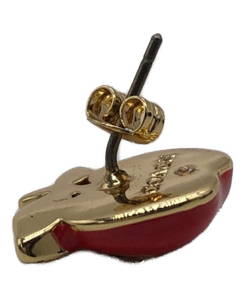 COACH（コーチ）COACH (コーチ) シグネチャー アンド アップル スタッド ピアス セット レッドの古着・服飾アイテム