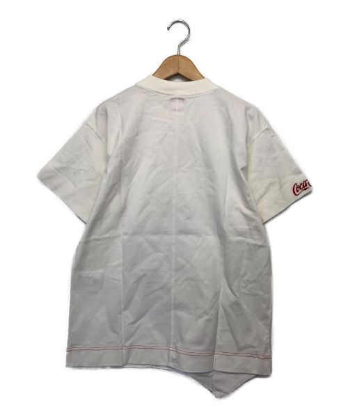 Coca Cola（コカコーラ）Coca Cola (コカコーラ) 長袖カットソー ホワイト サイズ:Mの古着・服飾アイテム