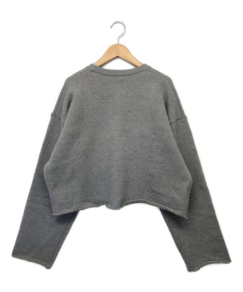 Whim Gazette（ウィムガゼット）Whim Gazette (ウィムガゼット) ウラケニットプルオーバー グレー サイズ:FREEの古着・服飾アイテム
