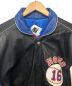 B-1st (B-1st) レザージャケット ブルー×ブラック サイズ:L：50000円