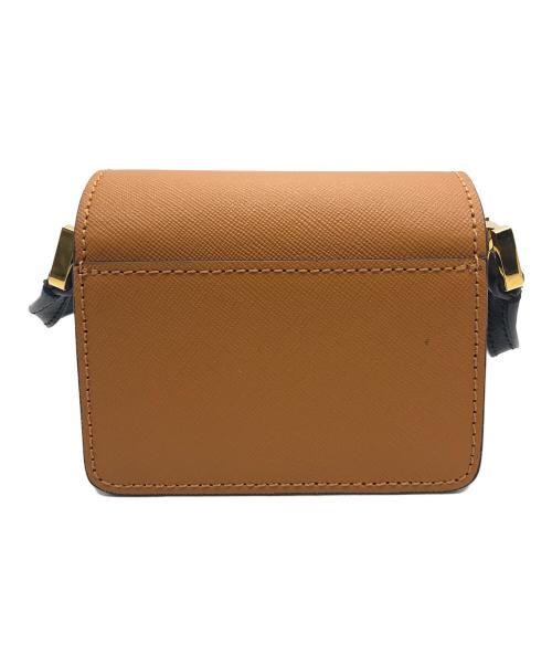 MARNI（マルニ）MARNI (マルニ) ナノトランクショルダーバッグ ブラウン×パープルの古着・服飾アイテム