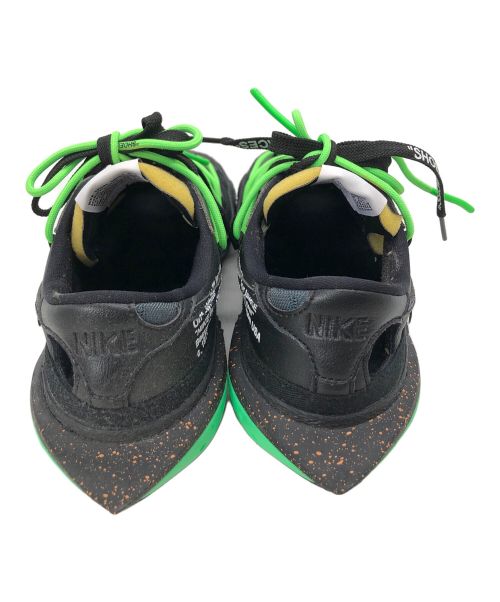 NIKE（ナイキ）NIKE (ナイキ) OFFWHITE (オフホワイト) NIKE BLAZER LOW 77 ブラック×黄緑 サイズ:24.5cmの古着・服飾アイテム