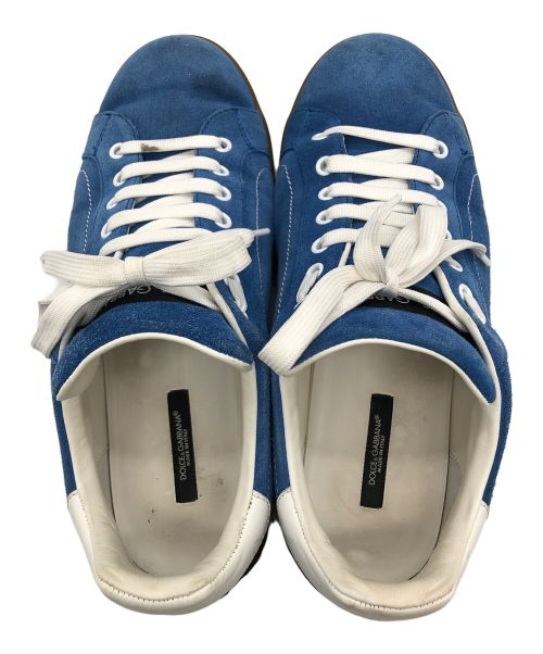 DOLCE & GABBANA（ドルチェ＆ガッバーナ）DOLCE & GABBANA (ドルチェ＆ガッバーナ) スニーカー ブルー サイズ:27cmの古着・服飾アイテム