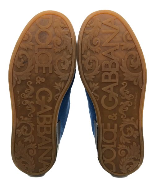 DOLCE & GABBANA（ドルチェ＆ガッバーナ）DOLCE & GABBANA (ドルチェ＆ガッバーナ) スニーカー ブルー サイズ:27cmの古着・服飾アイテム