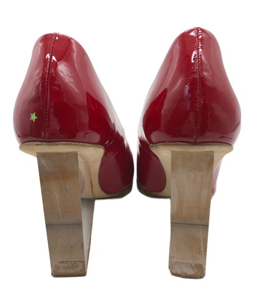 Maison Margiela（メゾンマルジェラ）Maison Margiela (メゾンマルジェラ) H&M (エイチアンドエム) パンプス レッド サイズ:24cmの古着・服飾アイテム