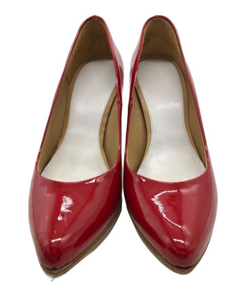 Maison Margiela（メゾンマルジェラ）Maison Margiela (メゾンマルジェラ) H&M (エイチアンドエム) パンプス レッド サイズ:24cmの古着・服飾アイテム