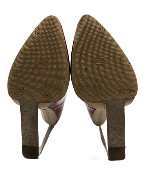 Maison Margiela（メゾンマルジェラ）Maison Margiela (メゾンマルジェラ) H&M (エイチアンドエム) パンプス レッド サイズ:24cmの古着・服飾アイテム