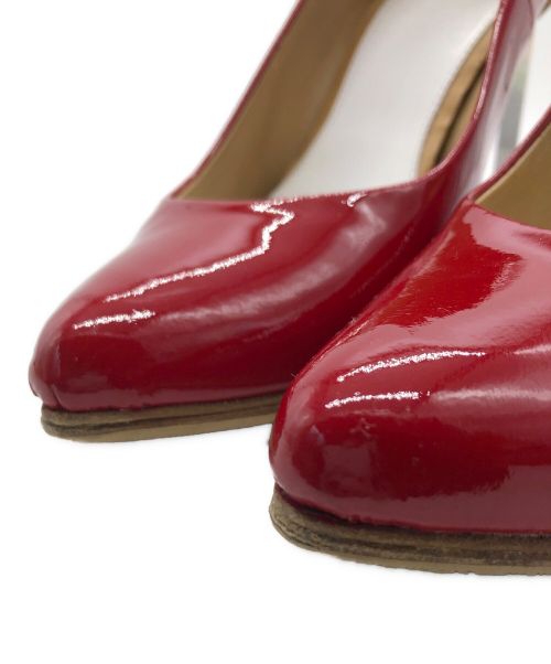 Maison Margiela（メゾンマルジェラ）Maison Margiela (メゾンマルジェラ) H&M (エイチアンドエム) パンプス レッド サイズ:24cmの古着・服飾アイテム