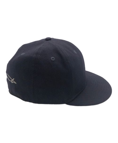 New Era×YOHJI YAMAMOTO（ニューエラ×ヨウジヤマモト）New Era×yohji yamamoto (ニューエラ×ヨウジヤマモト) キャップ ネイビーの古着・服飾アイテム