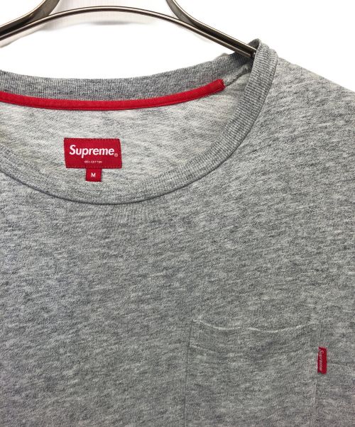 SUPREME（シュプリーム）SUPREME (シュプリーム) ロングスリーブTシャツ グレー サイズ:Mの古着・服飾アイテム