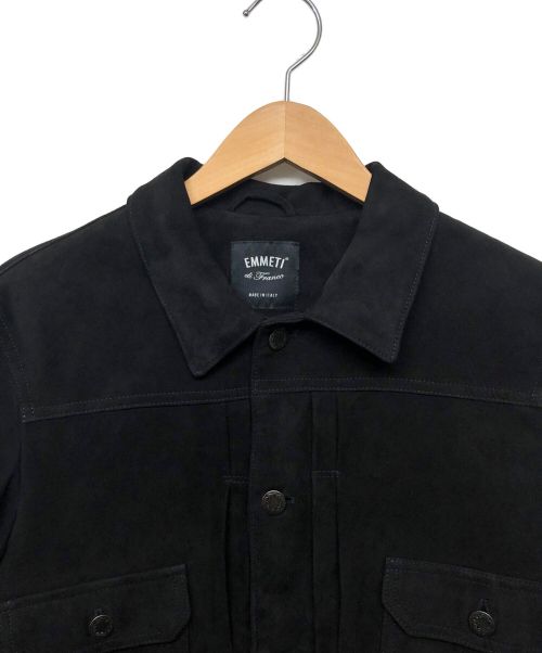 EMMETI（エンメティ）EMMETI (エンメティ) 2ndタイプジャケット ブラック サイズ:44の古着・服飾アイテム
