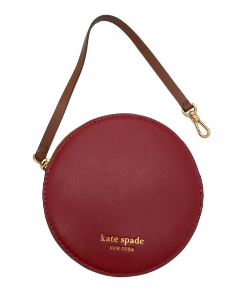 Kate Spade（ケイトスペード）Kate Spade (ケイトスペード) レザーハンドバッグ イエロー ネイビー ブラウンの古着・服飾アイテム