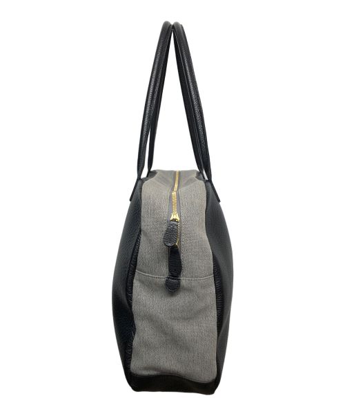 tough&flow（tough&flow）tough&flow (tough&flow) トートバッグ ブラック×グレーの古着・服飾アイテム