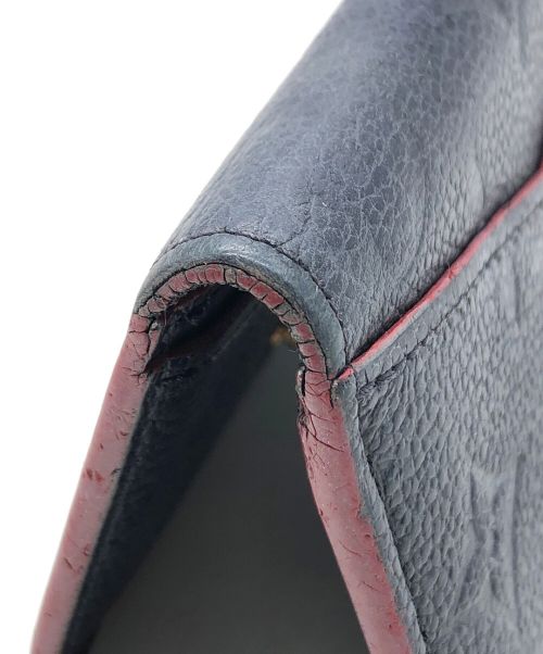 LOUIS VUITTON（ルイ ヴィトン）LOUIS VUITTON (ルイ ヴィトン) カードケース ネイビー×レッドの古着・服飾アイテム