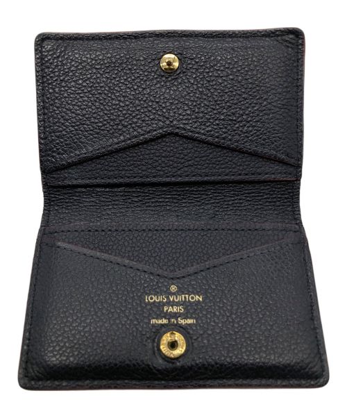 LOUIS VUITTON（ルイ ヴィトン）LOUIS VUITTON (ルイ ヴィトン) カードケース ネイビー×レッドの古着・服飾アイテム