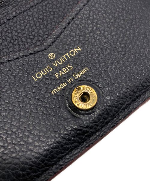 LOUIS VUITTON（ルイ ヴィトン）LOUIS VUITTON (ルイ ヴィトン) カードケース ネイビー×レッドの古着・服飾アイテム