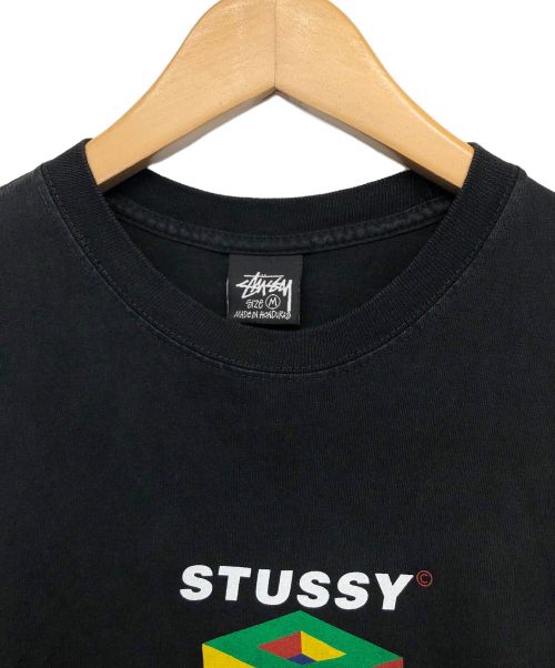 OLD STUSSY（オールドステューシー）OLD STUSSY (オールドステューシー) 半袖プリントTシャツ ブラック サイズ:Mの古着・服飾アイテム