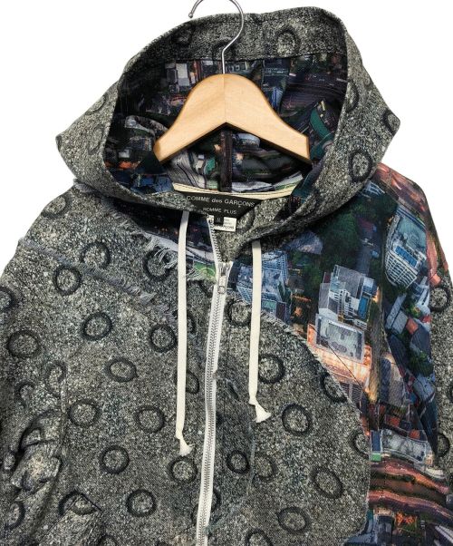 COMME des GARCONS HOMME PLUS（コムデギャルソンオムプリュス）COMME des GARCONS HOMME PLUS (コムデギャルソンオムプリュス) ジップパーカー オリーブ サイズ:Mの古着・服飾アイテム