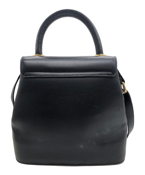 Salvatore Ferragamo（サルヴァトーレ フェラガモ）Salvatore Ferragamo (サルヴァトーレ フェラガモ) 2WAYバッグ ネイビーの古着・服飾アイテム