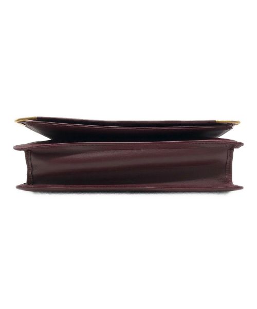 Cartier（カルティエ）Cartier (カルティエ) クラッチバッグ ボルドーの古着・服飾アイテム