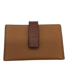 LOEWE（ロエベ）の古着「アコーディオンストラップ カードケース」｜ブラウン