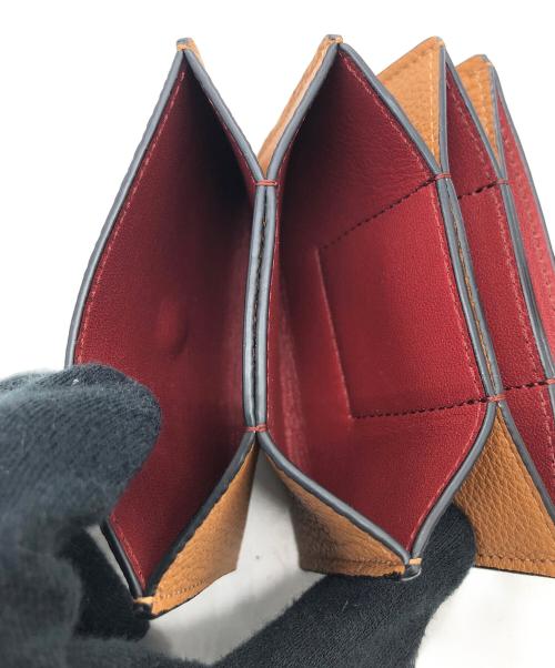 LOEWE（ロエベ）LOEWE (ロエベ) アコーディオンストラップ カードケース ブラウンの古着・服飾アイテム