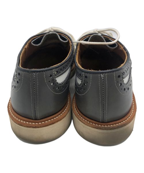 Tricker's（トリッカーズ）Tricker's (トリッカーズ) ブローグシューズ グレー サイズ:25.5cmの古着・服飾アイテム