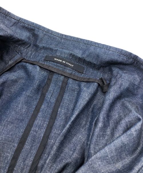 TAGLIATORE（タリアトーレ）TAGLIATORE (タリアトーレ) リネンジャケット ネイビー サイズ:46の古着・服飾アイテム