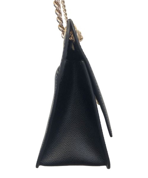 FURLA（フルラ）FURLA (フルラ) チェーンショルダーバッグ ブラックの古着・服飾アイテム