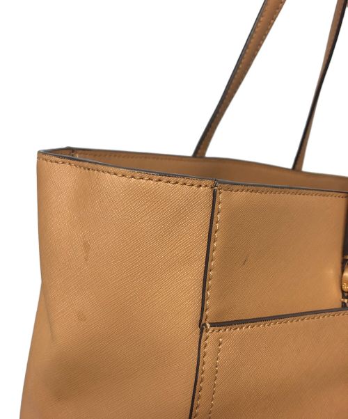 TORY BURCH（トリーバーチ）TORY BURCH (トリーバーチ) レザートートバッグ ブラウンの古着・服飾アイテム