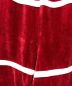 中古・古着 SUPREME (シュプリーム) GRID TAPING VELOUR PANTS レッド×ホワイト サイズ:S：10000円
