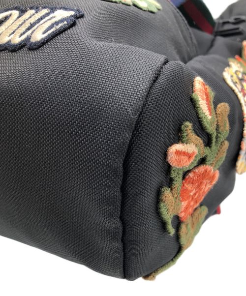 GUCCI（グッチ）GUCCI (グッチ) テクノキャンバスバックパック ブラックの古着・服飾アイテム