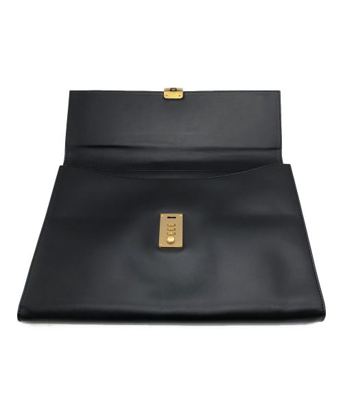 dunhill（ダンヒル）dunhill (ダンヒル) クラッチバッグ ブラックの古着・服飾アイテム