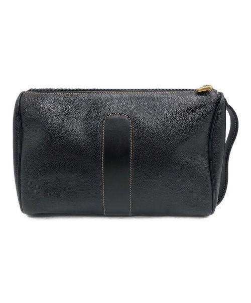 dunhill（ダンヒル）dunhill (ダンヒル) クラッチバッグ ブラックの古着・服飾アイテム