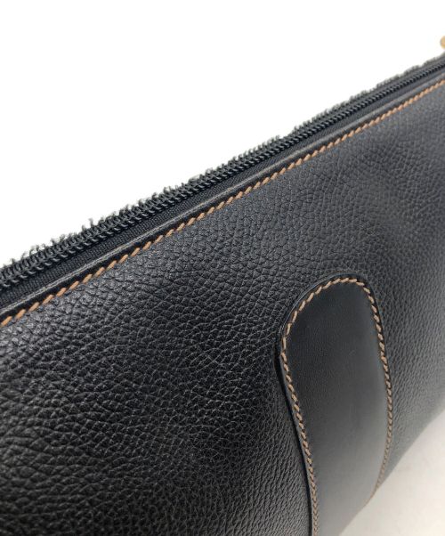 dunhill（ダンヒル）dunhill (ダンヒル) クラッチバッグ ブラックの古着・服飾アイテム