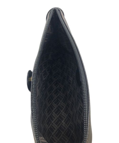 dunhill（ダンヒル）dunhill (ダンヒル) クラッチバッグ ブラックの古着・服飾アイテム