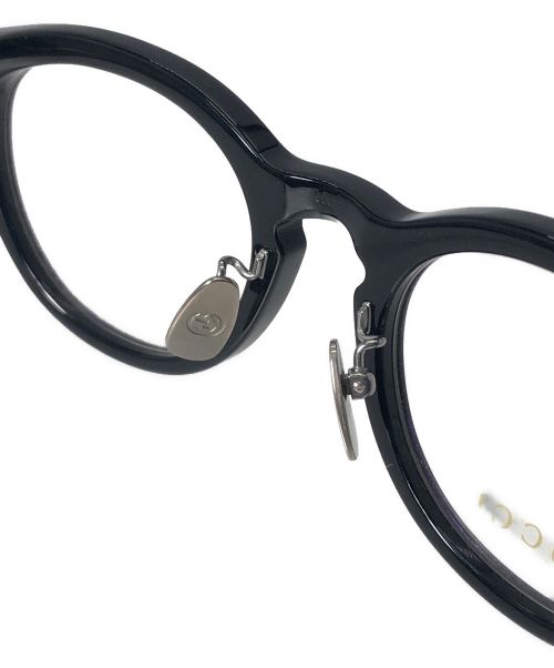 GUCCI（グッチ）GUCCI (グッチ) 眼鏡フレーム ブラックの古着・服飾アイテム