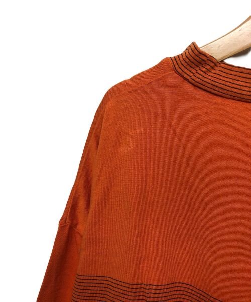 SUNVELOCITY BLOG（SUNVELOCITY BLOG）SUNVELOCITY BLOG (SUNVELOCITY BLOG) ボーダーカットソー オレンジ サイズ:L 未使用品の古着・服飾アイテム